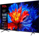 Televizor TCL QLED 55P8K | 139 cm, Smart Google TV, 4K, Clasa F