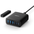 Incarcator retea Anker 112W 6 Porturi Slim, Negru