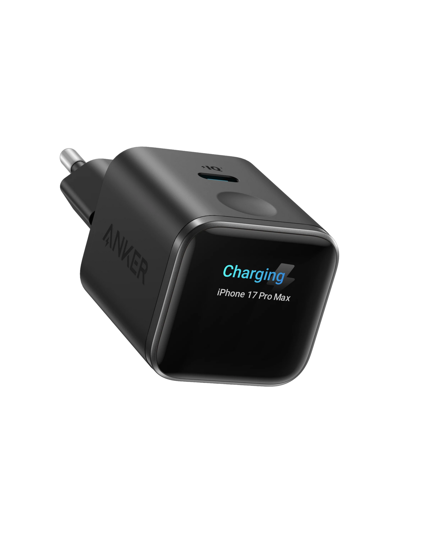 Incarcator retea Anker Nano Smart Display, 45W, 1x USB-C, Negru