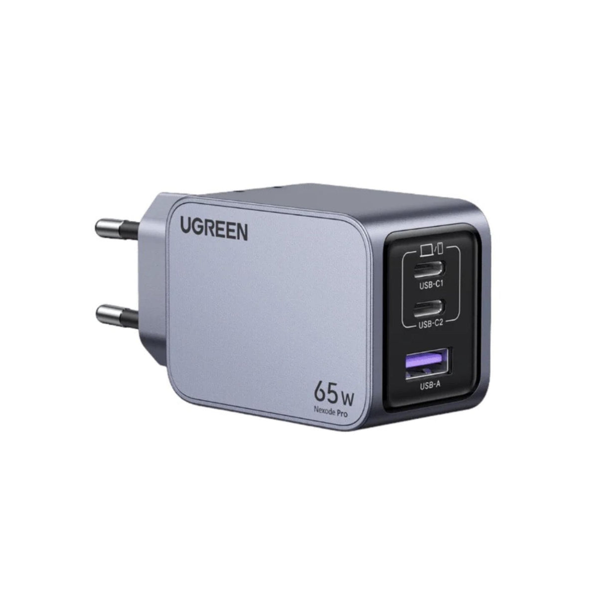 Ugreen Incarcator USB Incarcator Retea Ugreen UG-25871 | 65W, GaN, 2x USB-C, 1x USB-A, Cablu Inclus