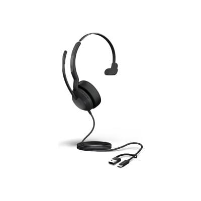 Jabra Audio profesional Casti Jabra Evolve2 50 MS Mono 25089-899-799 | Certificare Microsoft, Mono, Profesionale
