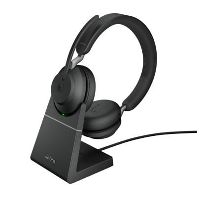 Jabra Casti In Ear Casti Jabra Evolve2 65 MS Stereo 26599-999-889 | On-Ear, Bluetooth, Microsoft Teams, Negru