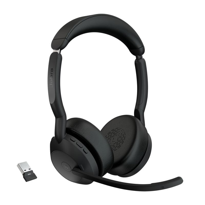Jabra Casti bluetooth Casti Jabra Evolve2 55 25599-999-999 | MS Stereo, Bluetooth, Adaptor USB-A