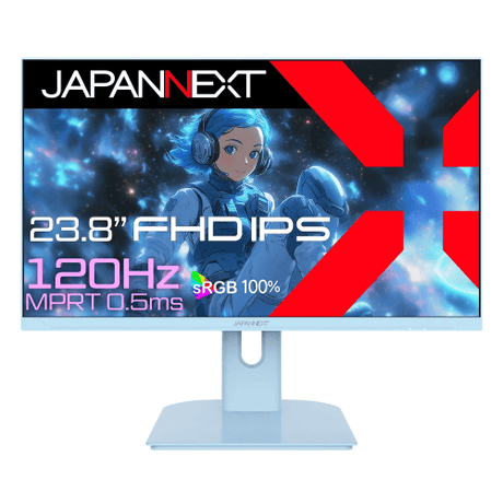 JAPANNEXT Monitor PC Monitor JAPANNEXT JN-IPS238G120F-BB | 23.8", IPS, Full HD, 120Hz, Pastel Blue