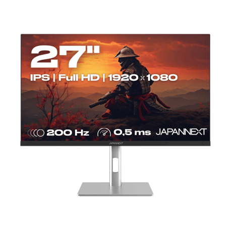 JAPANNEXT Monitor PC JAPANNEXT Monitor 27" IPS 200Hz 0.5ms Full HD | Height & Tilt Adjustment (HSP) Integrated Speaker, G-Sync/FreeSync