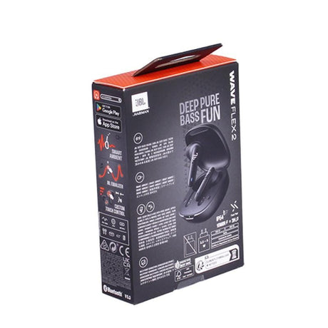 Jbl Casti In Ear Casti JBL Wave Flex 2 JBLWFLEX2BLK | In-Ear, Bluetooth, Wireless, Negru