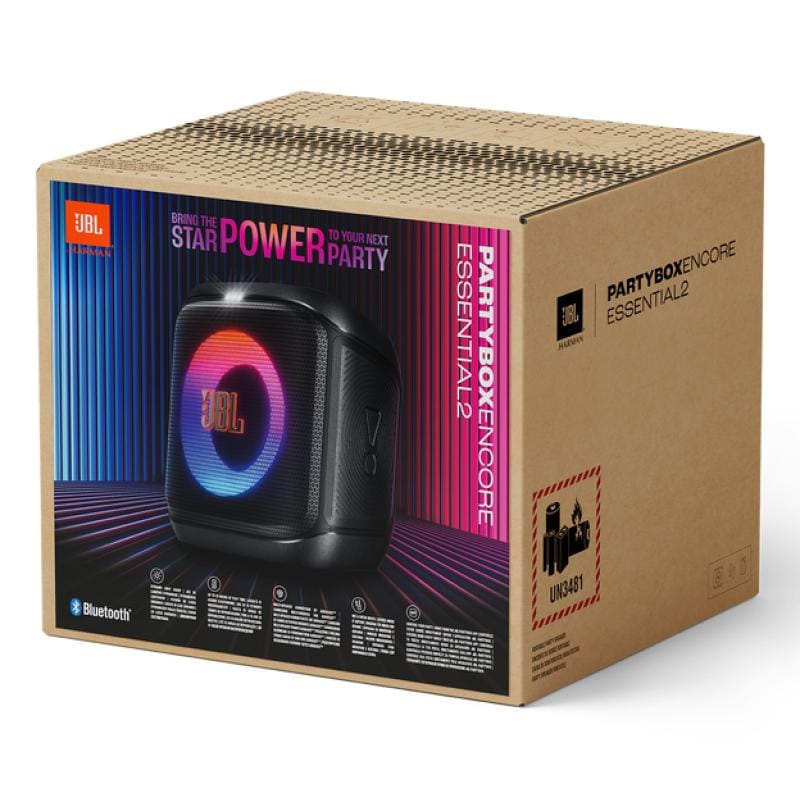 JBL Sistem audio portabil JBL PartyBox Encore Essential 2, negru, sunet puternic pentru petreceri (JBLPBENCOREESS2EP)