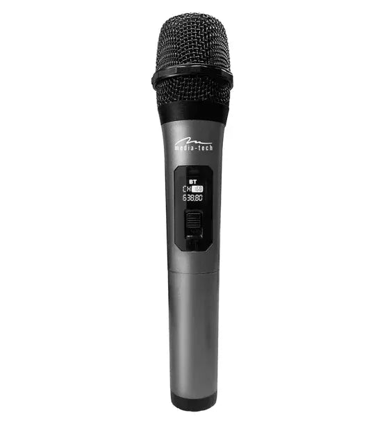 Media-Tech Microfon wireless pentru difuzoare Karaoke Media-tech MIC HERO WIRELESS MT398 negru