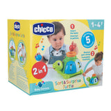 Jucarie 2 în 1 Chicco Broscuta Testoasa Sorteaza și Surprinde, 1-4ani