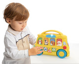 Jucarie Bilingva Interactiva Chicco Autobuzul Scolar, Italiana-engleza, 9-36luni