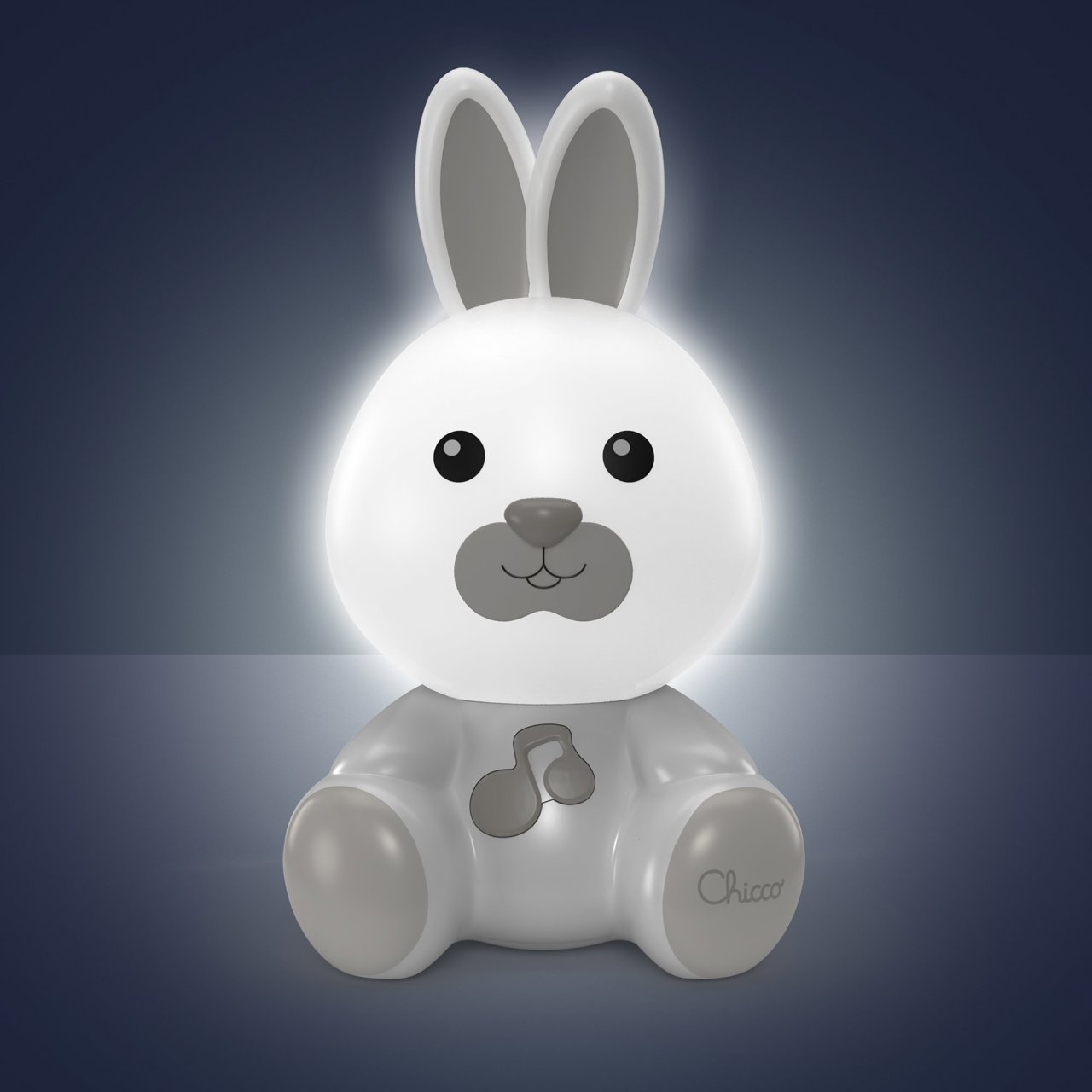 Jucarie Chicco Lampa de Veghe Muzicala Iepurasul Dream Light, 0luni+