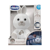 Jucarie Chicco Lampa de Veghe Muzicala Iepurasul Dream Light, 0luni+