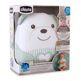 Jucarie Ursulet de Plus Chicco First Dreams pentru Relaxare și Meditatie, Verde, 0luni+