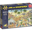 Jumbo Spiele Puzzle Puzzle Jumbo Jan van Haasteren 19059 | 1500 Piese, Tema Oaza