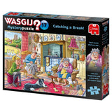 Jumbo Spiele Puzzle Jumbo Wasgij Mystery 17 „Friede, Freude, Eierkuchen” 1000 piese (19175)