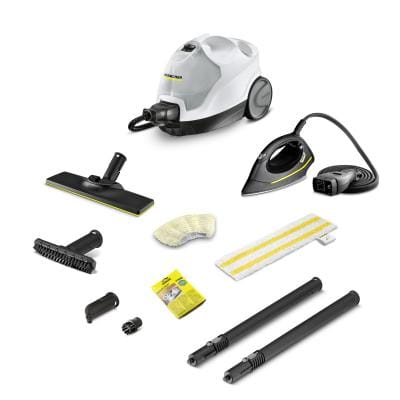 Kärcher Aparat curatat aburi Aparat de Curatat cu Abur Kärcher SC 4 EasyFix Premium Iron 1.512-631.0 | Cu Fier de Calcat, Negru/Alb