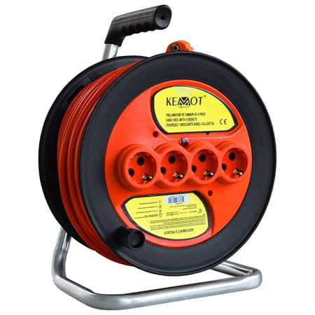 Kemot Prelungitor Kemot - Tambur Prelungitor Electric 3x1.5mm 50M | E-PS15T50