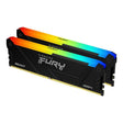 Kingston Memorie RAM Memorie RAM Kingston FURY Beast RGB KF436C18BB2AK2/32 | DDR4, 32GB, 3600MHz, CL18, Dual Channel