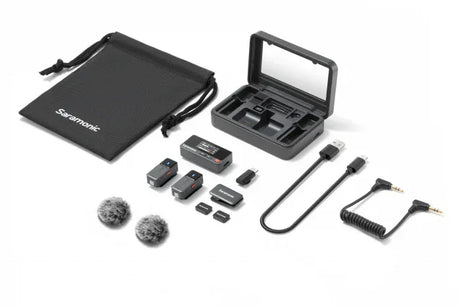 Microfon Wireless Saramonic Air-02 | 2TX+1RX, 2.4GHz, Ultracompact