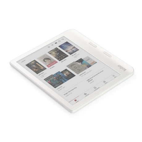 Kobo eBook Reader Kobo Libra Colour Alb, Ecran E Ink Color, Design Ergonomic, Model N428-KU-WH-K-CK