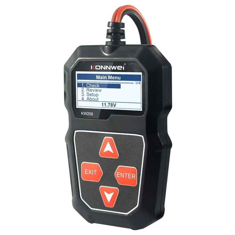 Konnwei Aparat de masura Baterie Konnwei KW208 | 12V, Roșu