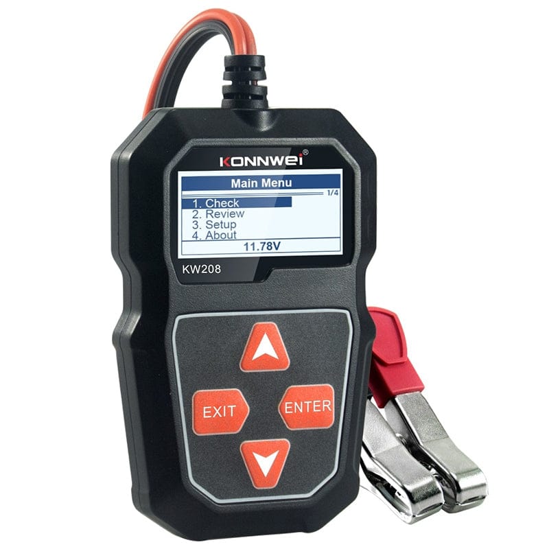 Konnwei Aparat de masura Baterie Konnwei KW208 | 12V, Roșu