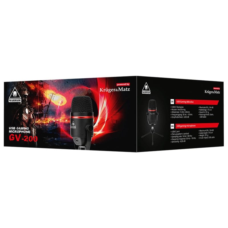 Kruger Matz Microfon profesional Accesoriu Gaming Kruger Matz KM0768 | 170cm