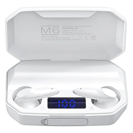 Kruger Matz Casti In Ear Căști Kruger Matz KMPM6-W | Alb