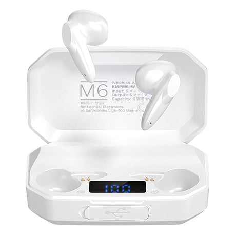 Kruger Matz Casti In Ear Căști Kruger Matz KMPM6-W | Alb