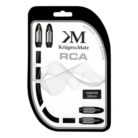 Kruger Matz Cablu RCA Cablu Kruger Matz KM0306 | Roșu