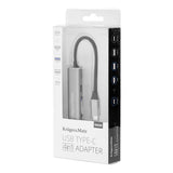 Kruger Matz HUB HUB Kruger Matz KM0400 | 10GB, 4K UHD, Roșu