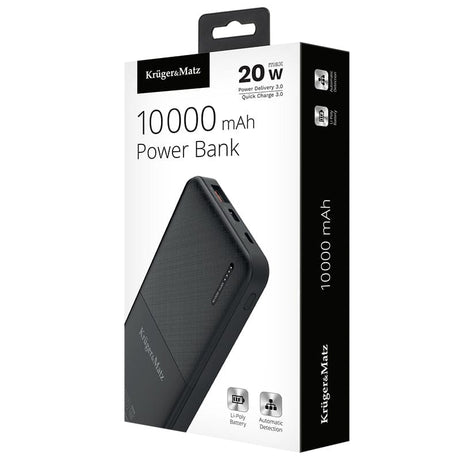 Kruger Matz Power bank Power Bank Kruger Matz KM0904 | Negru