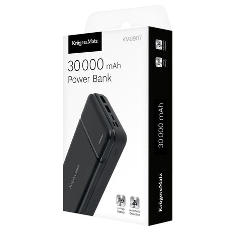 Kruger Matz Power bank Power Bank Kruger Matz KM0907 | Negru
