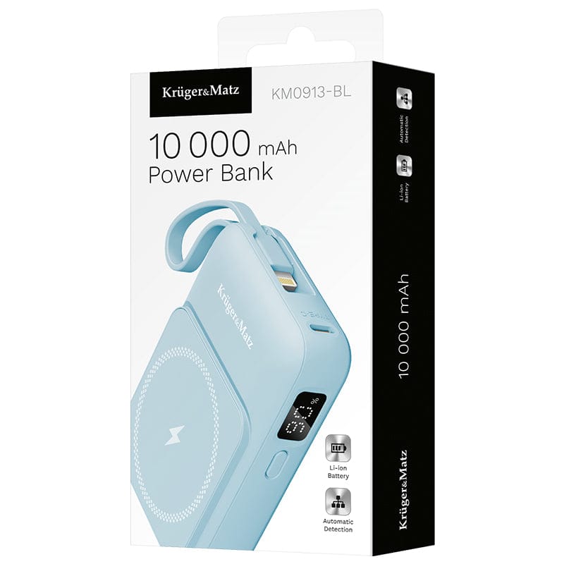 Kruger Matz Power bank Power Bank Kruger Matz KM0913-BL | Alb