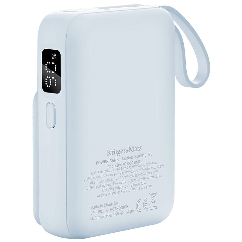 Kruger Matz Power bank Power Bank Kruger Matz KM0913-BL | Alb