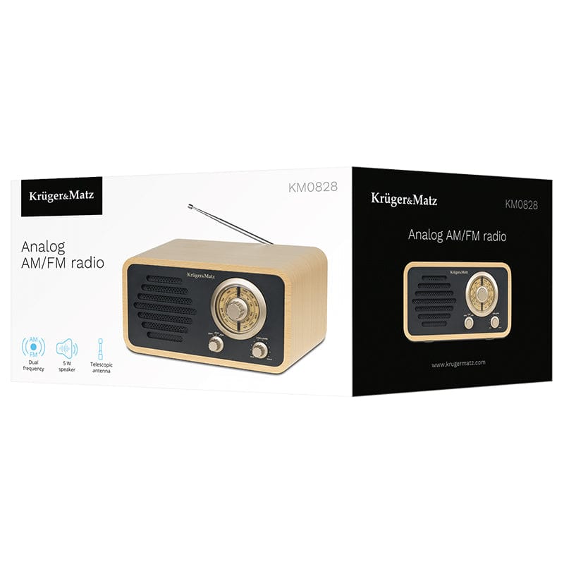 Kruger Matz Radio portabil Radio portabil Kruger Matz KM0828 | 1.4kg, Roșu, Portabil