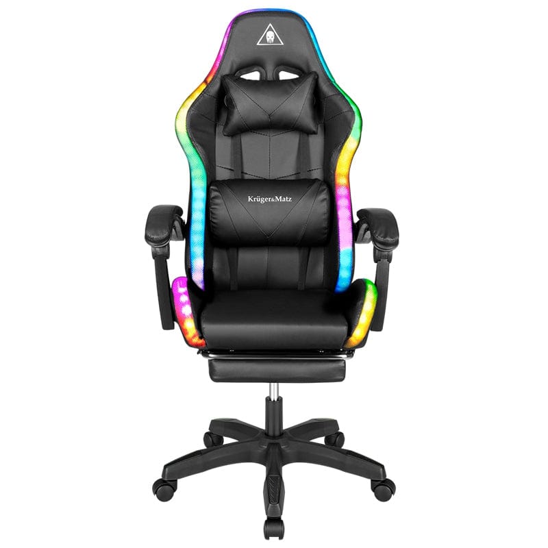 Kruger Matz Scaun Gaming Scaun Gaming Kruger Matz KM0790-BLED | 150kg, 54cm, Negru, LED