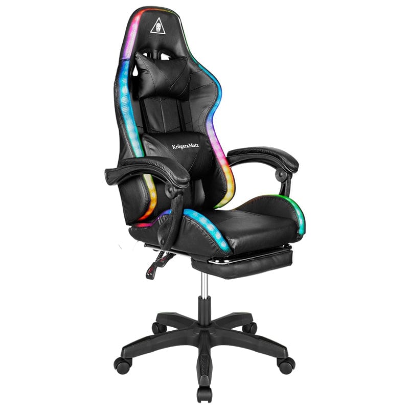 Kruger Matz Scaun Gaming Scaun Gaming Kruger Matz KM0790-BLED | 150kg, 54cm, Negru, LED