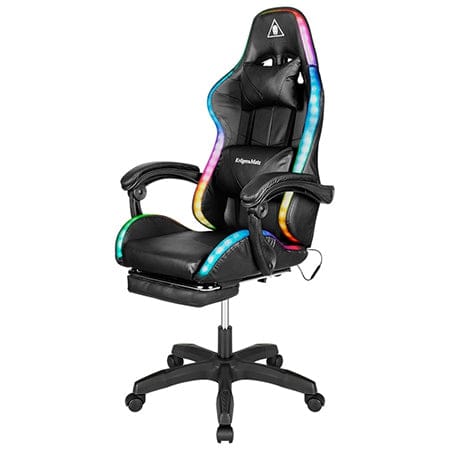 Kruger Matz Scaun Gaming Scaun Gaming Kruger Matz KM0790-BLED | 150kg, 54cm, Negru, LED