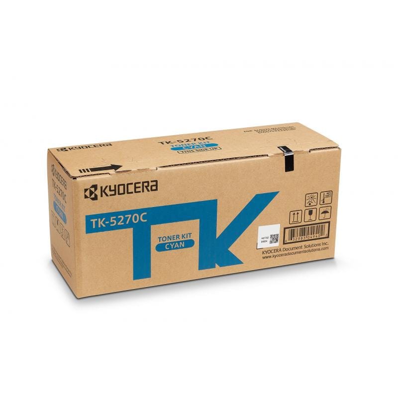 Kyocera Toner Toner Kyocera TK-5270C | Cyan, Original, 6000 pagini, Ecosys