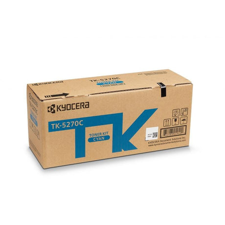 Kyocera Toner Toner Kyocera TK-5270C | Cyan, Original, 6000 pagini, Ecosys
