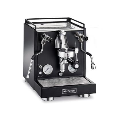 La Pavoni Espressor La Pavoni New Cellini Evolution LPSCVB01EU, negru, pentru cafea boabe, stil cafenea acasă