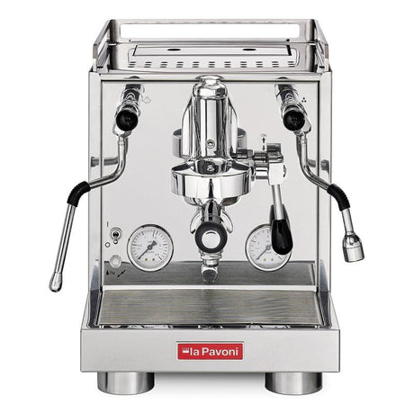 La Pavoni Espressor La Pavoni New Cellini Evolution LPSCVS01EU, carcasă din oțel inoxidabil, design premium