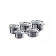 Le Creuset Le Creuset 3-Ply 3Ply five-piece fivepiece saucepan set stainless steel (96209400001000)