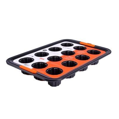 Le Creuset Forma de copt Forma de Copt Le Creuset 159075 | 12 Cavitati Cannele, Otel Carbon, Antiaderenta