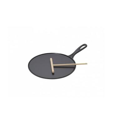Le Creuset Tigaie Tigaie pentru clatite Le Creuset 148676 | 27cm, fonta, neagra