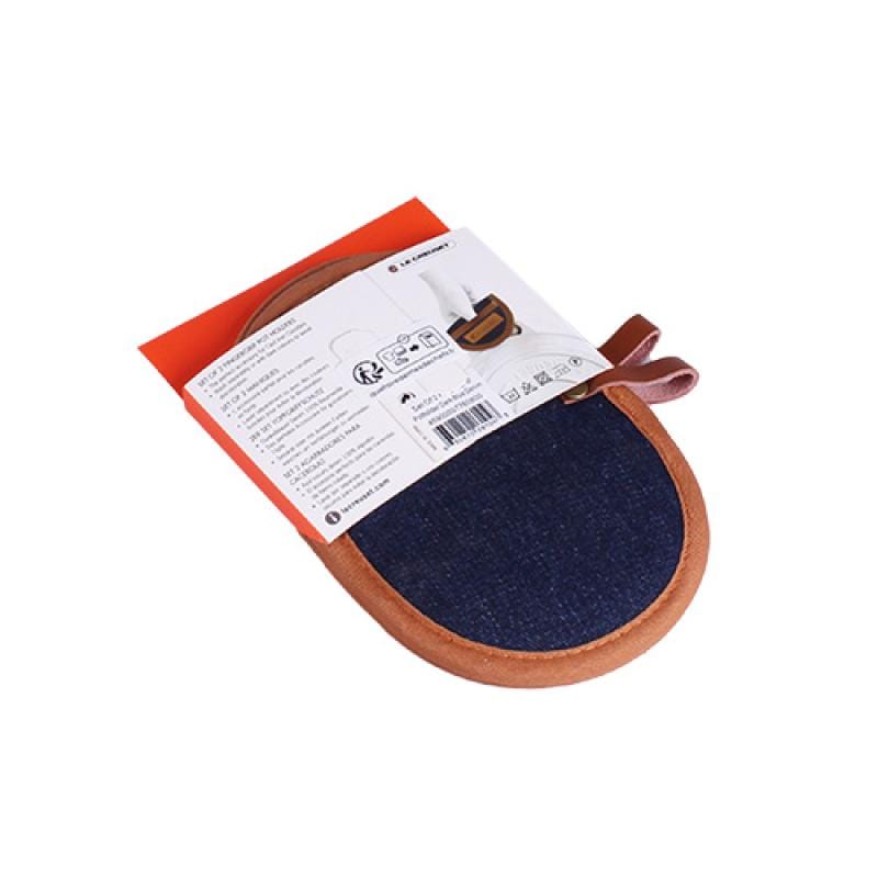 Le Creuset Set 2 suporturi termice Le Creuset 18x12,5 cm, Denim Blue