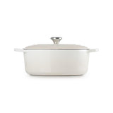 Le Creuset Masina de spalat vase Vas Oval pentru Friptura Le Creuset Signature 149913 | 31cm, Fonta Emailata, Meringue