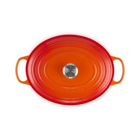Le Creuset Set ustensile de bucatarie Tava Cuptor Le Creuset Signature 148665 | 33cm, Fontă Emailată, Ovală, Roșu