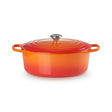 Le Creuset Set ustensile de bucatarie Tava Cuptor Le Creuset Signature 148665 | 33cm, Fontă Emailată, Ovală, Roșu